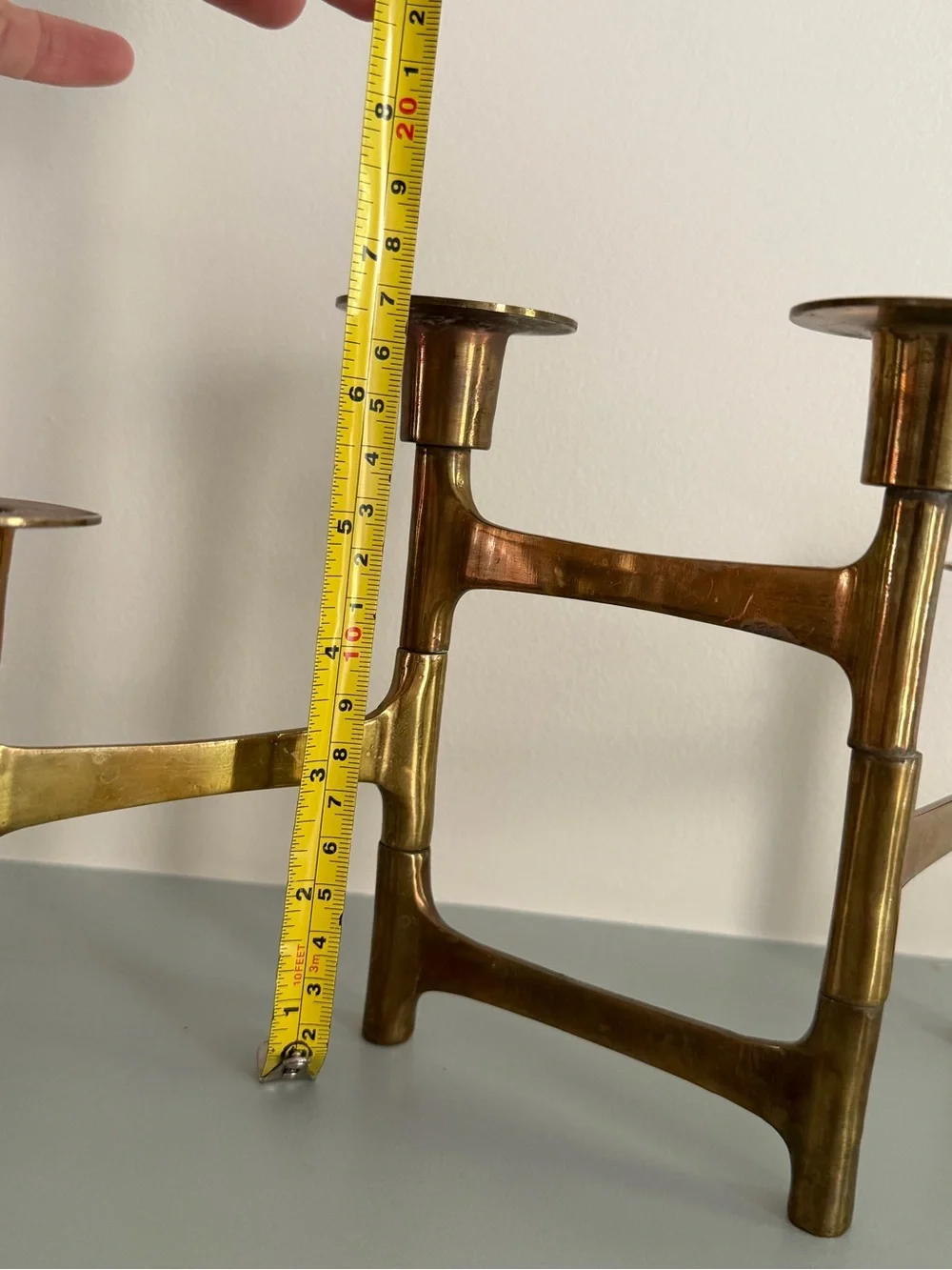 Vintage brass candle holder